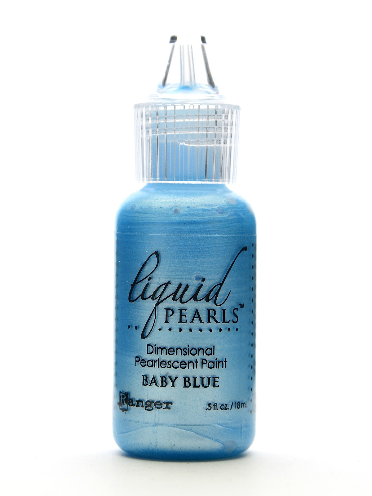Liquid Pearls Pearlescent Paint Baby Blue 0.5 Oz. Bottle