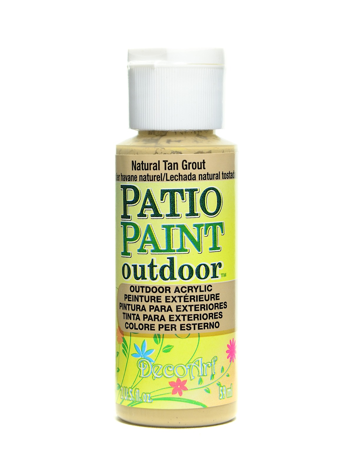 Patio Paint natural tan grout 2 oz.