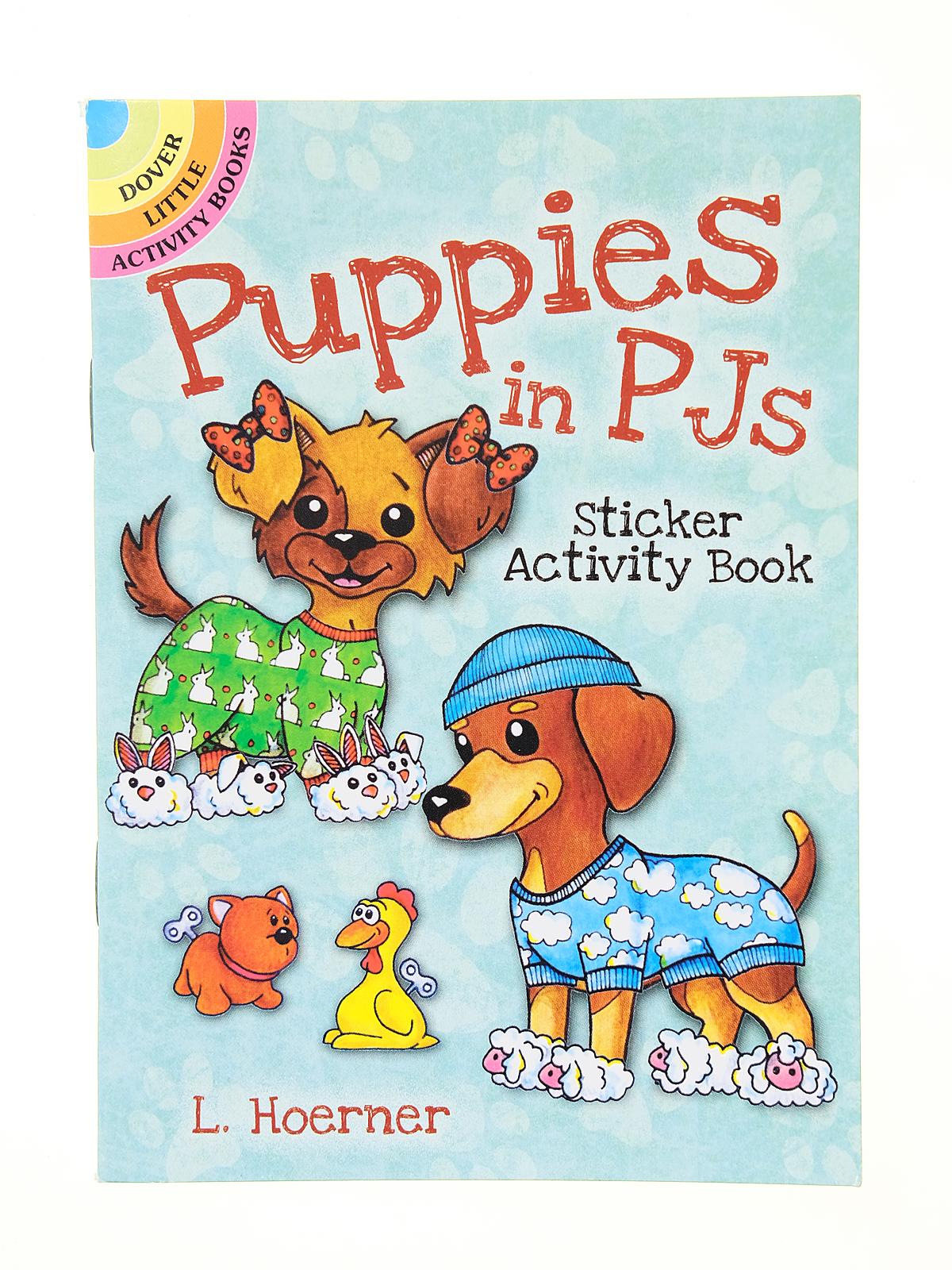 Little Activity Sticker Books Puppies in PJs