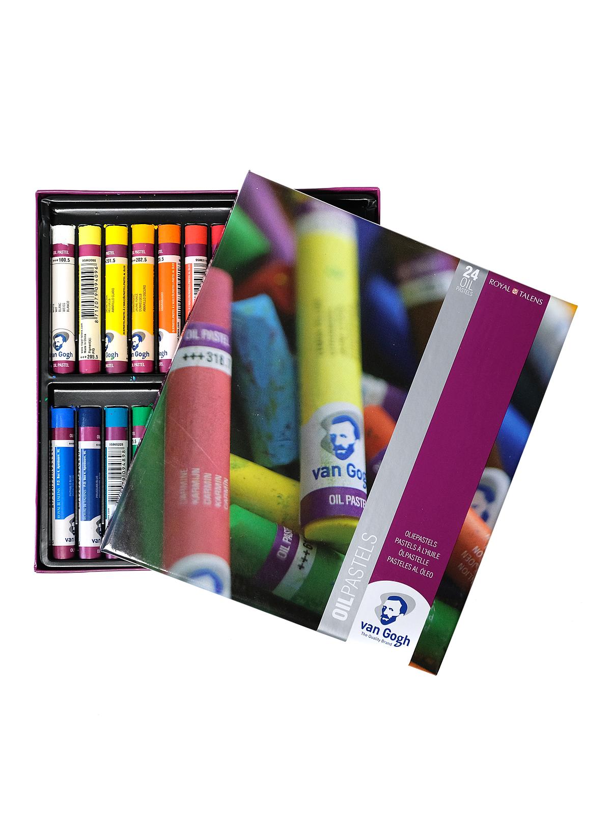 Superfine Oil Pastels Sets assorted set of 24