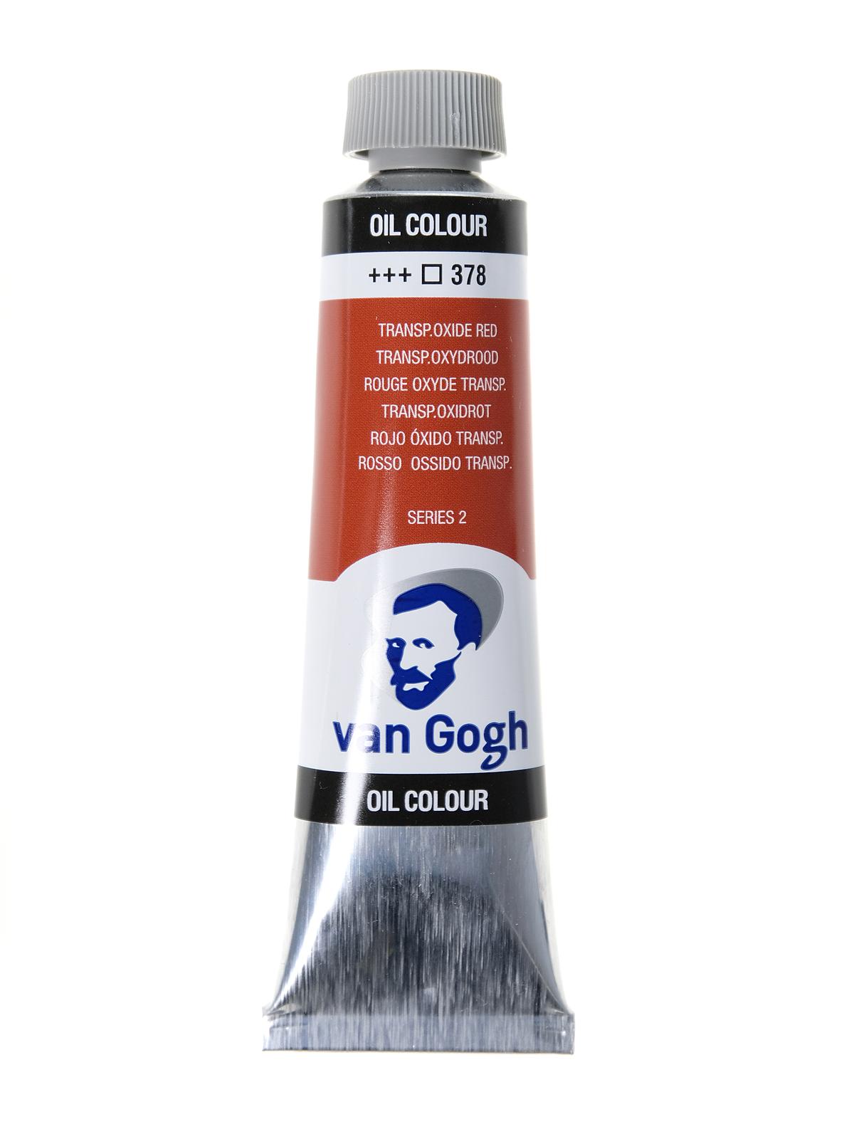 Oil Color transparent oxide red 40 ml (1.35 oz)