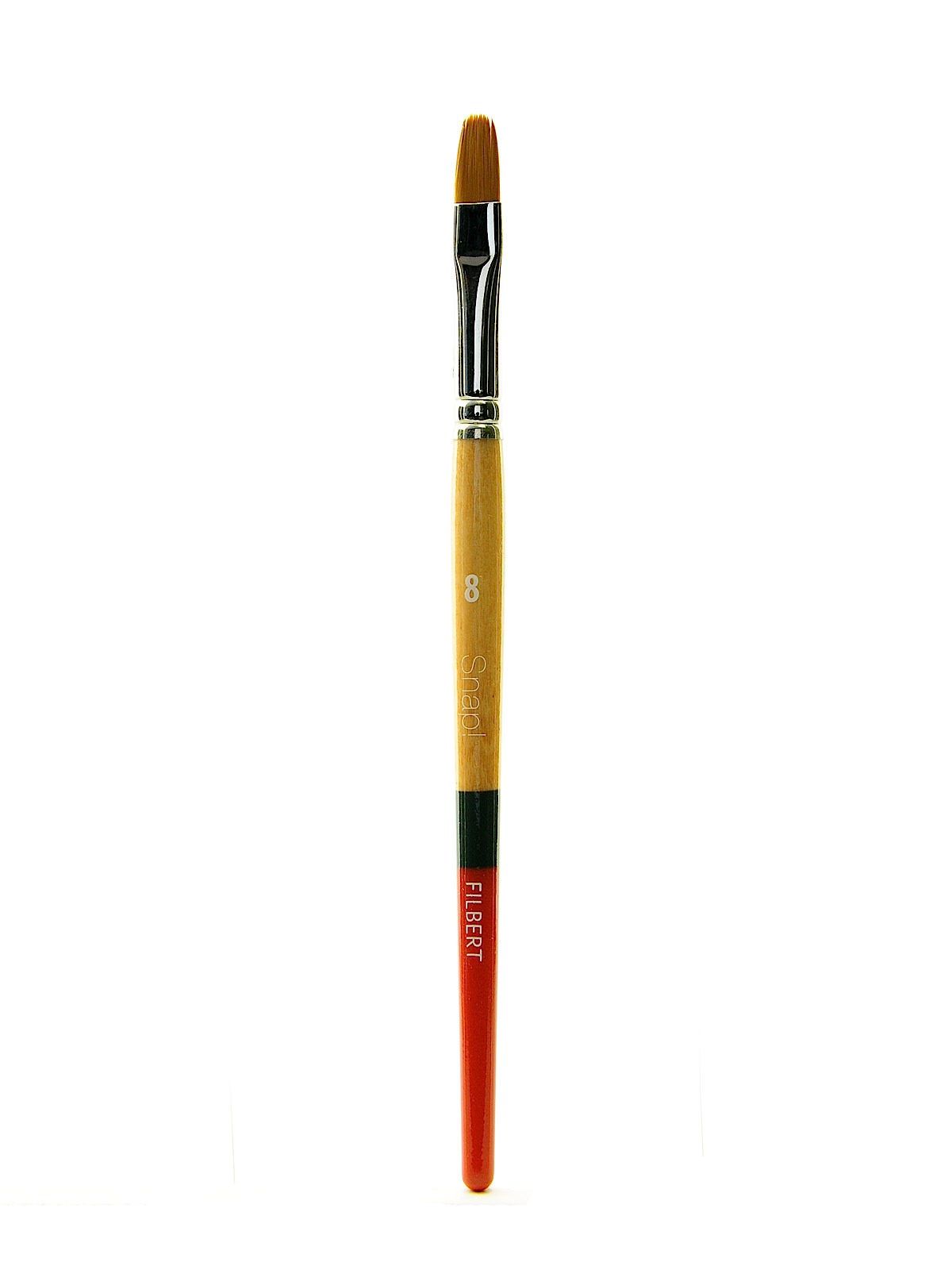 Snap Brushes 8 golden taklon filbert