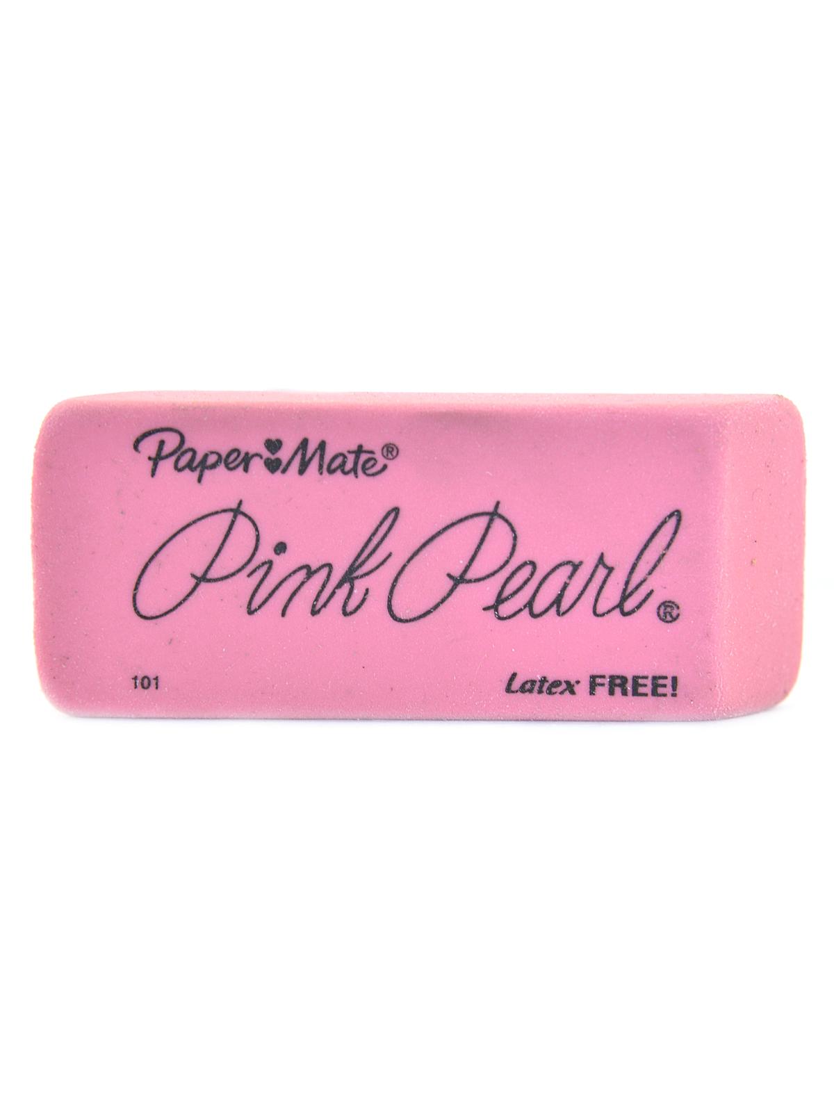 Pink Pearl Erasers Large Each