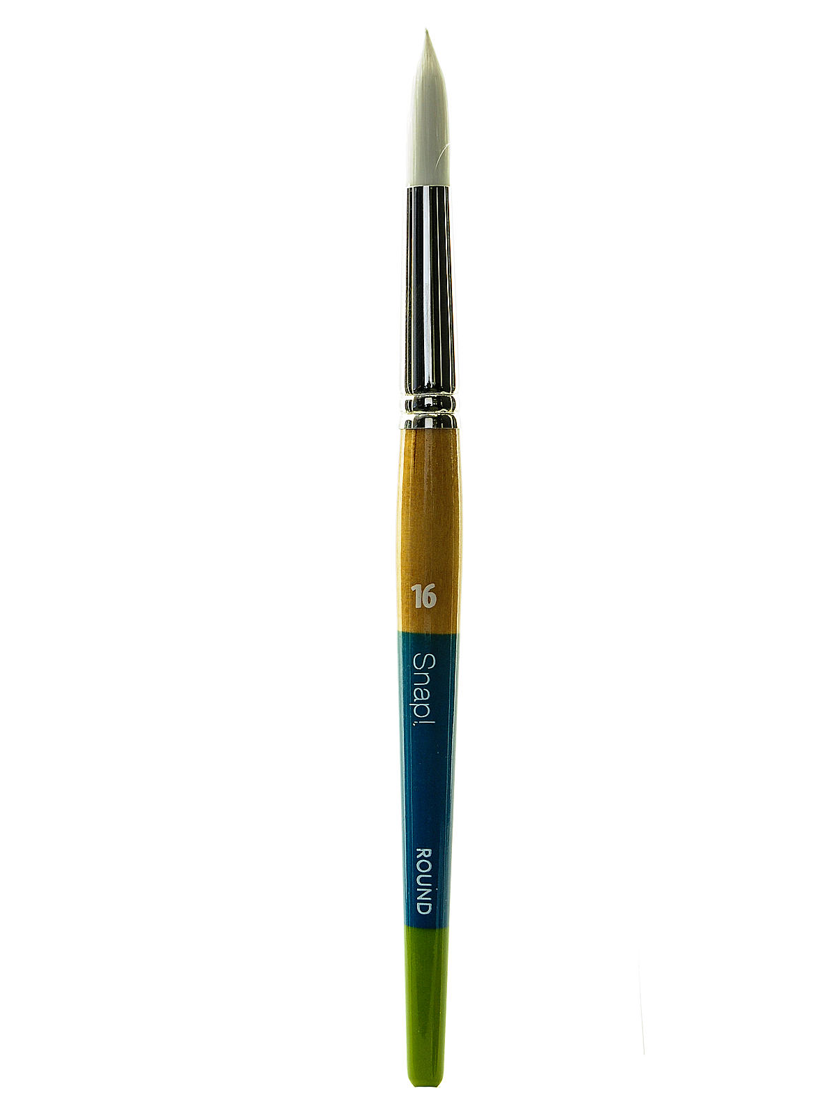 Snap Brushes 16 white taklon round