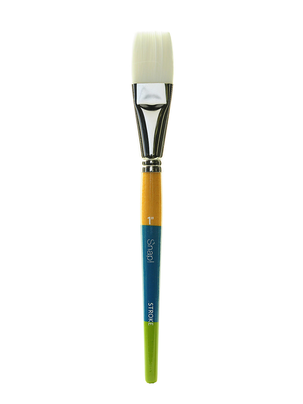 Snap Brushes 1 in. white taklon stroke