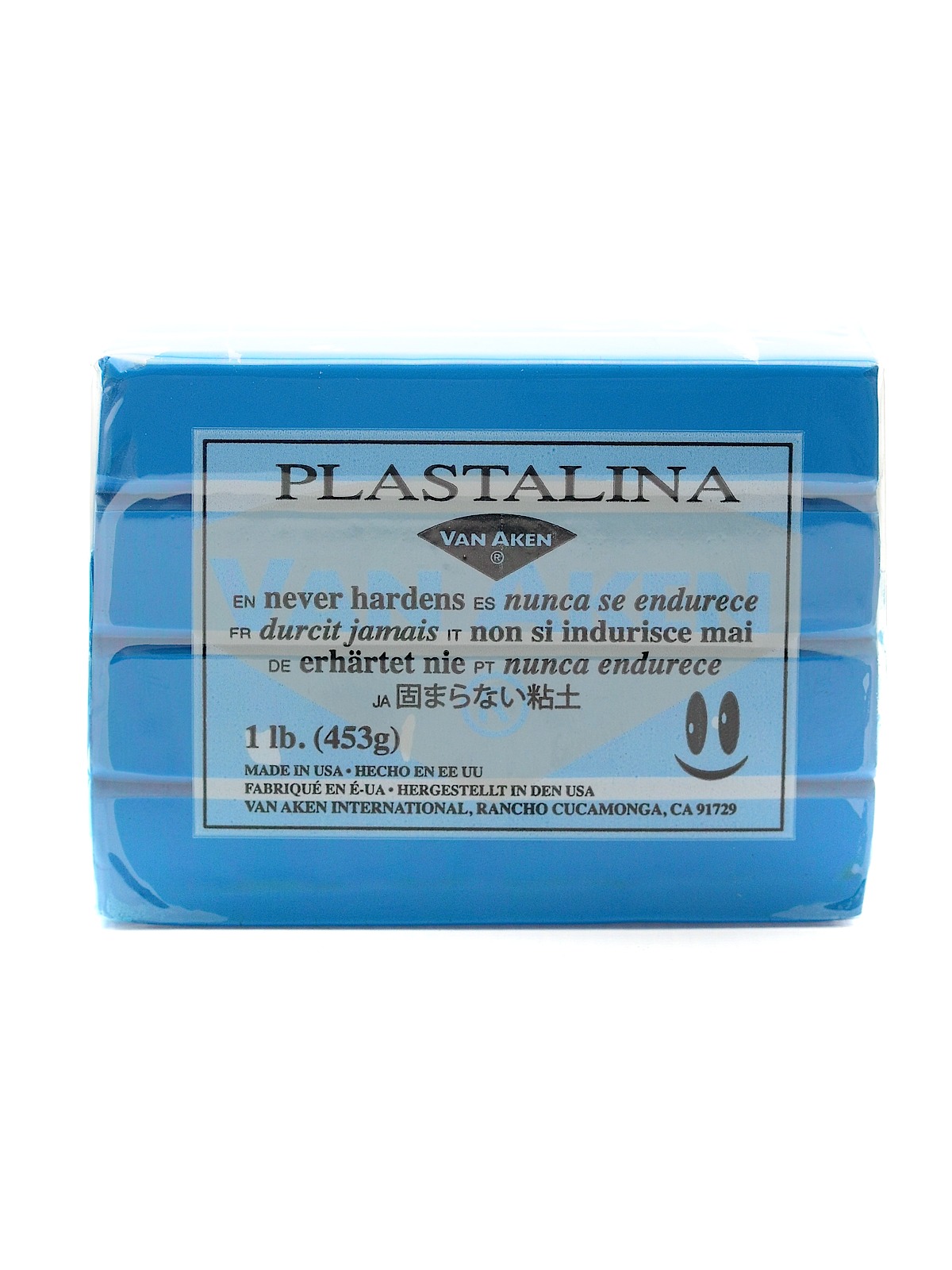 Plastalina Modeling Clay turquoise 1 lb. bar