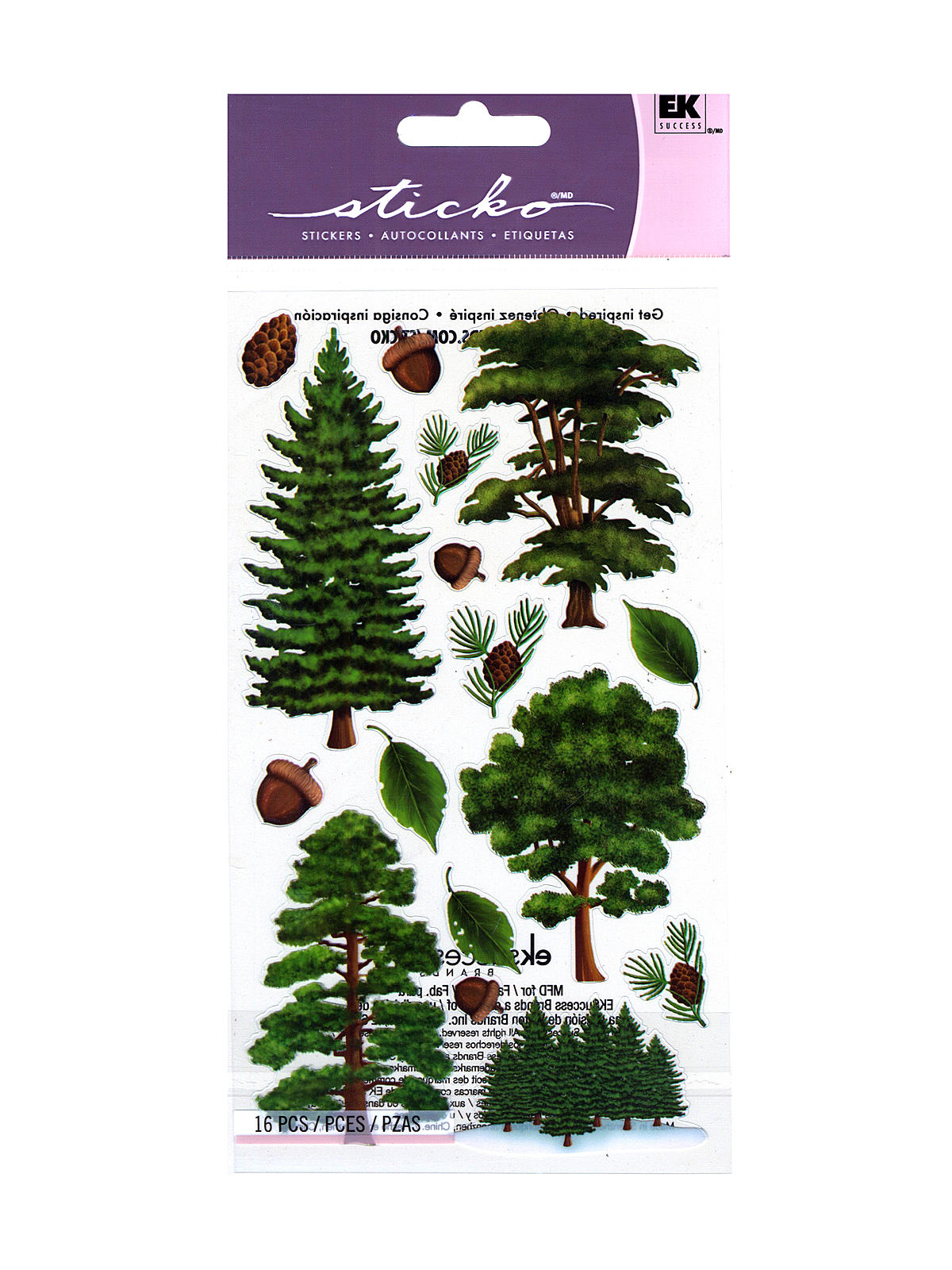 Classic Stickers majestic trees 16 pieces