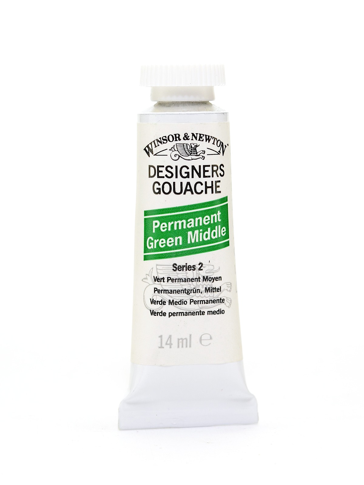 Designers' Gouache permanent green middle 14 ml 484
