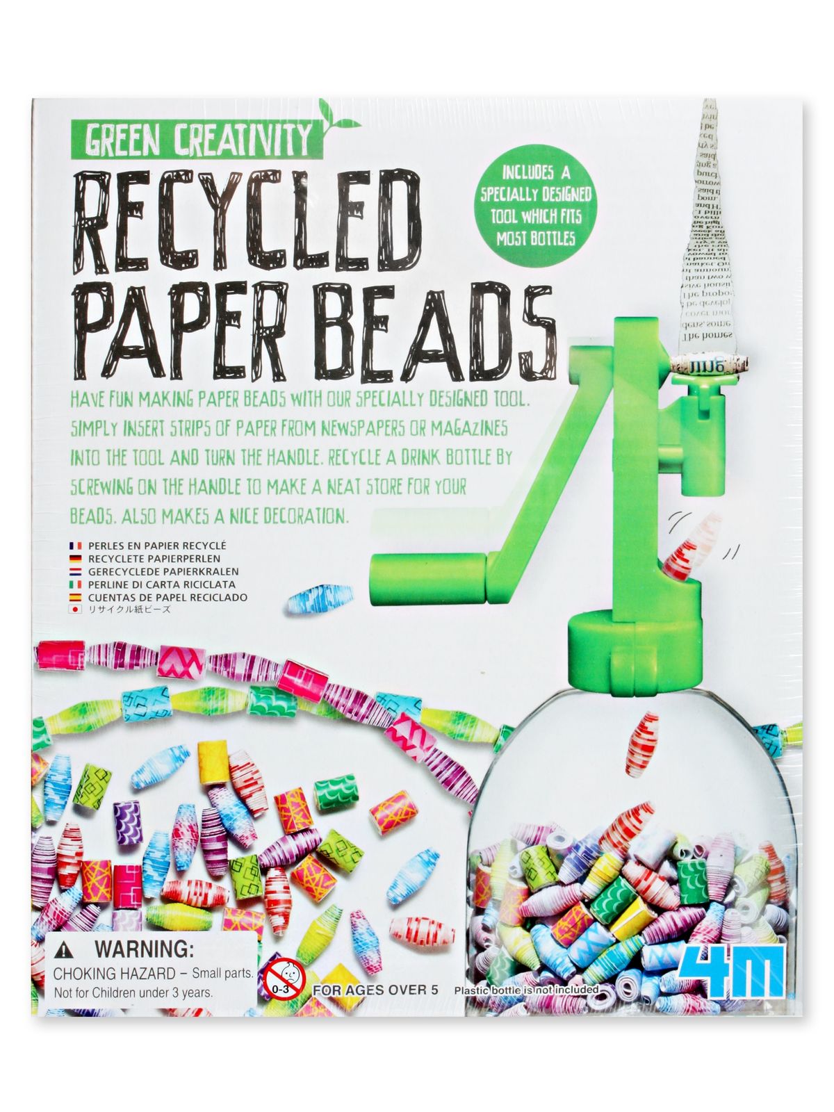 Recycled Paper Beads each
