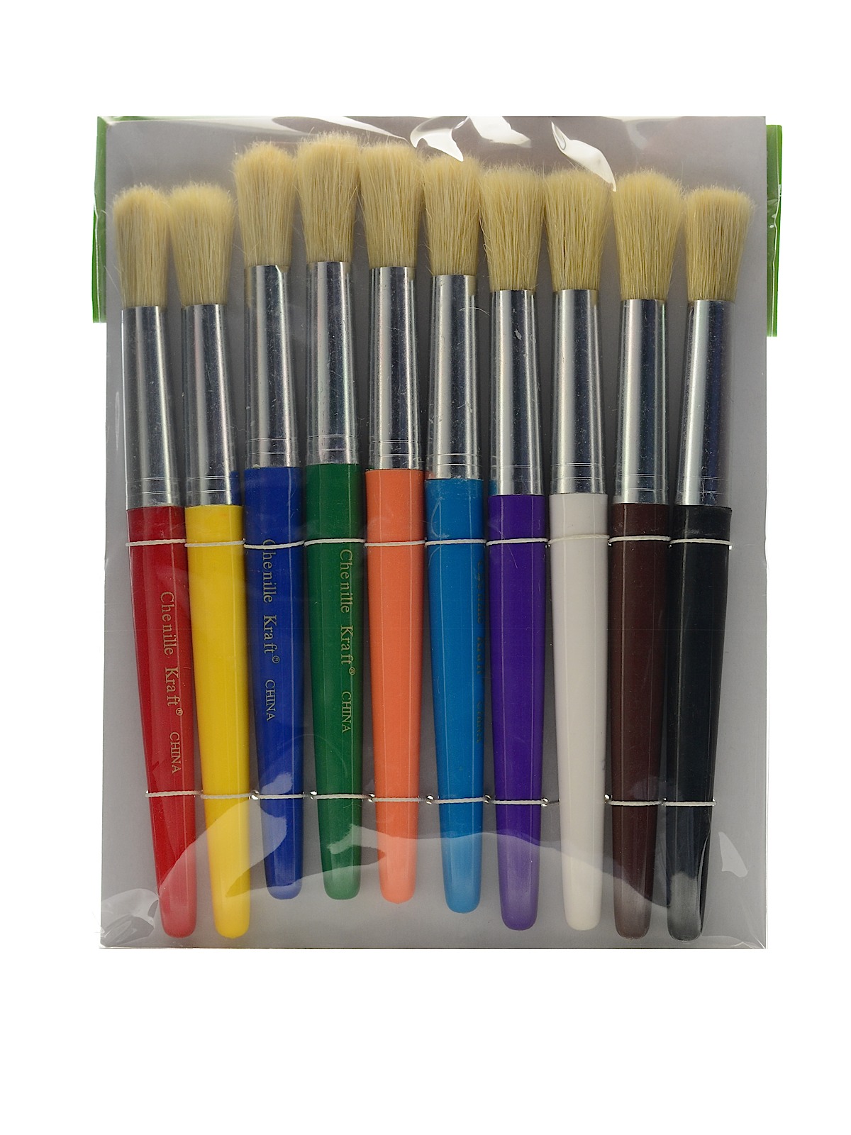 Stubby Brushes Round Pack Of 10
