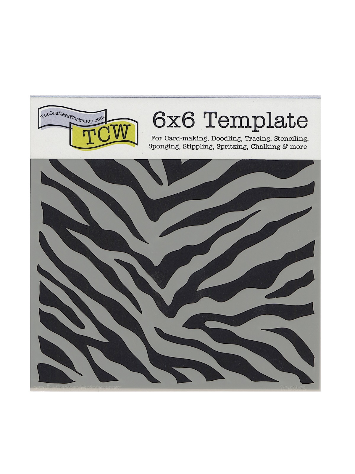 Stencils zebra print 6 in. x 6 in.