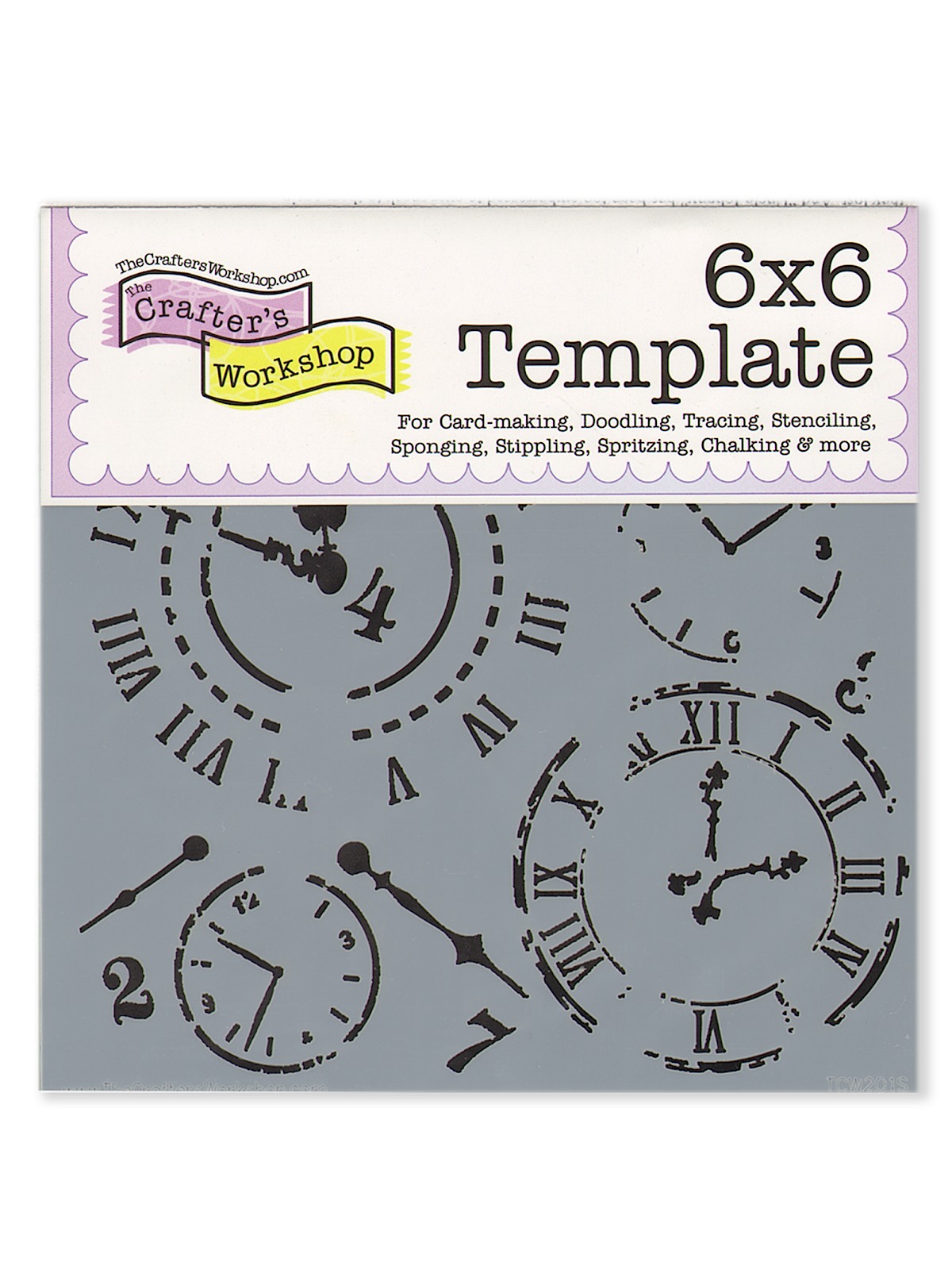 Stencils time travel 6 in. x 6 in.