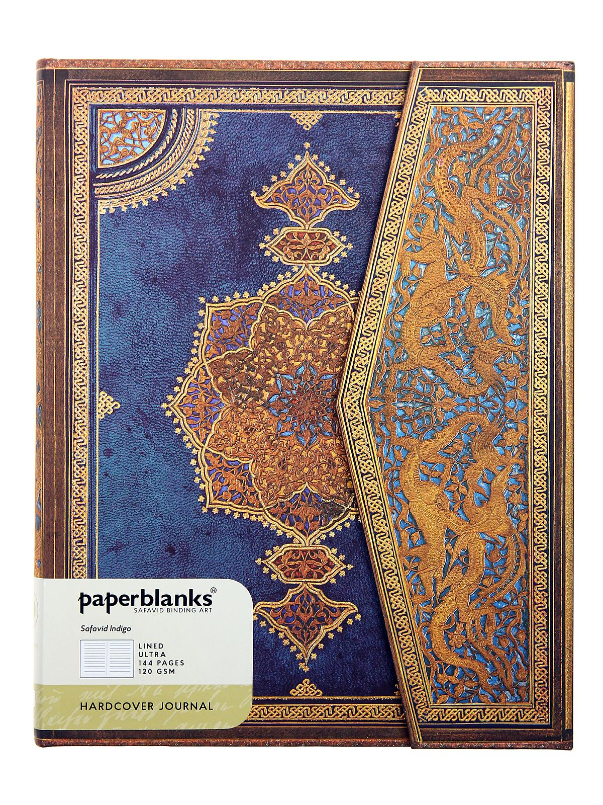 Safavid Indigo Ultra 7 in. x 9 in. 144 pages, lined
