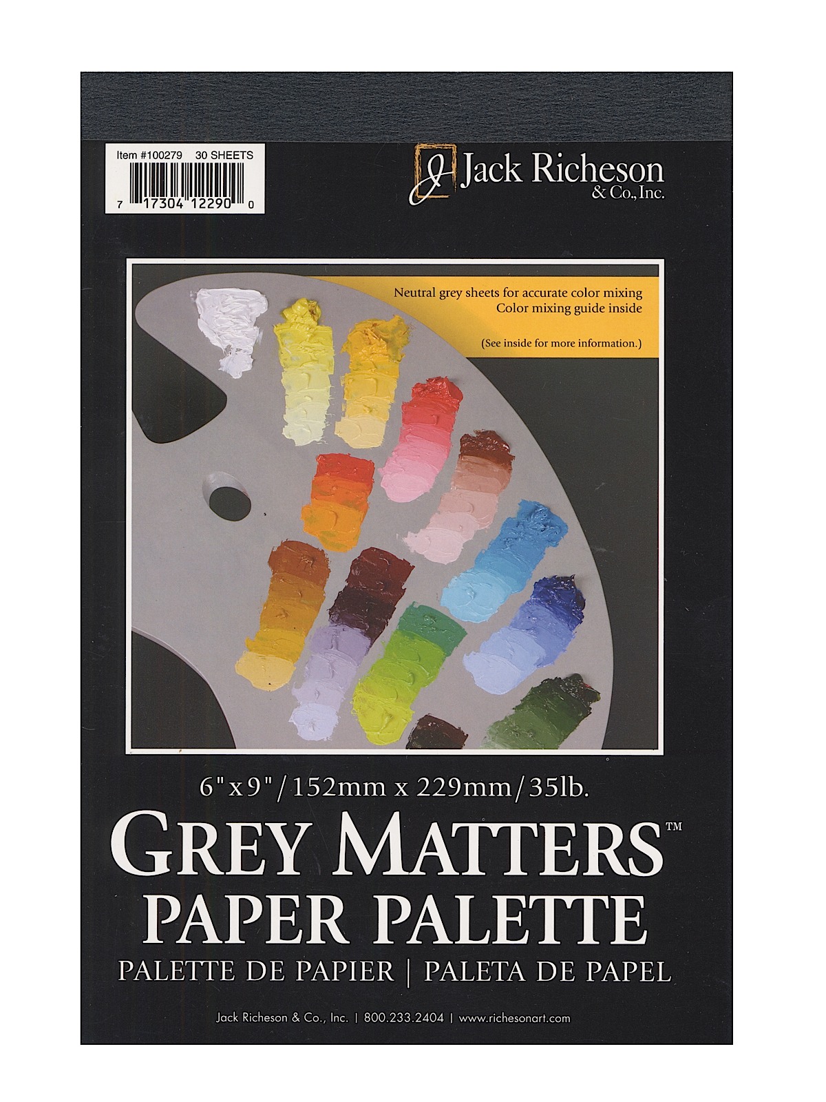 Grey Matters Paper Palettes 6 In. X 9 In.