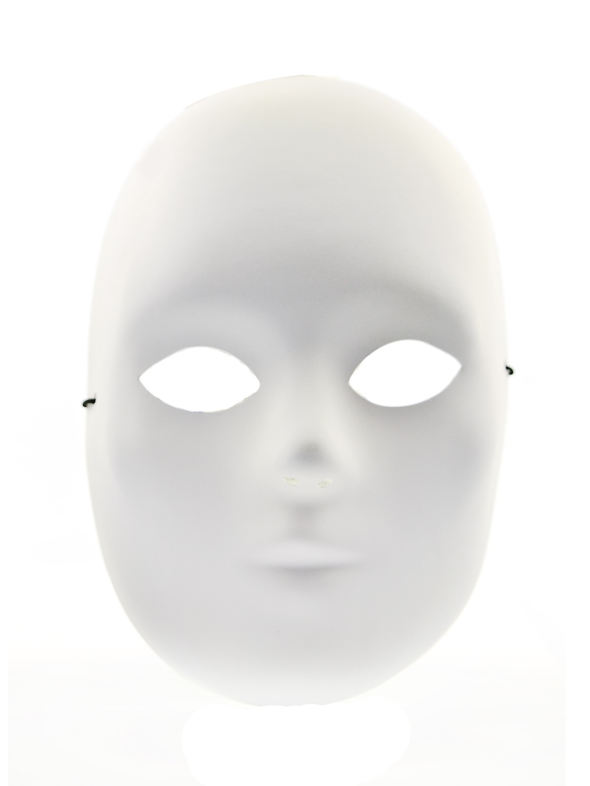 Primed Male Mask 8 1 2 in. white