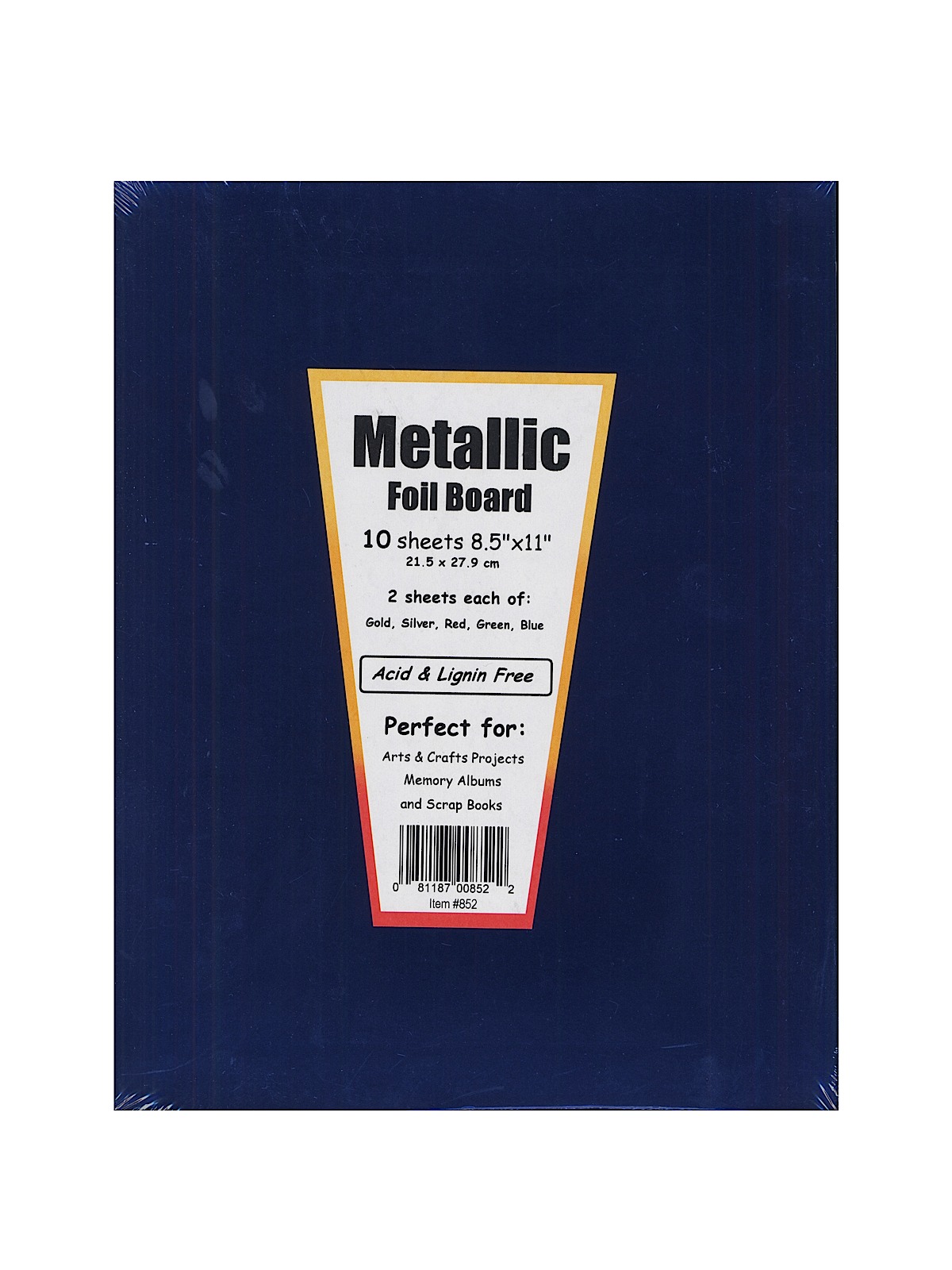 Metallic Foil Board assorted 8 1 2 in. x 11 in.