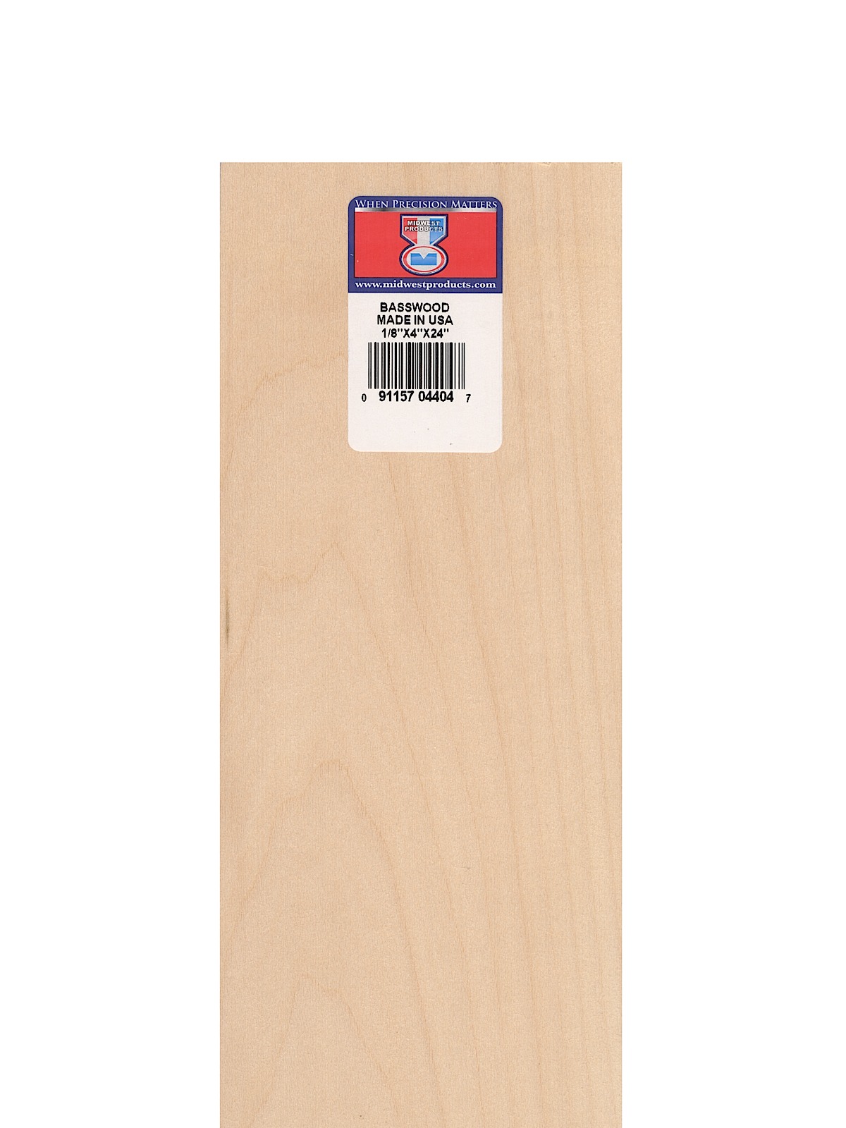 Basswood Sheets 1 8 in. 4 in. x 24 in.