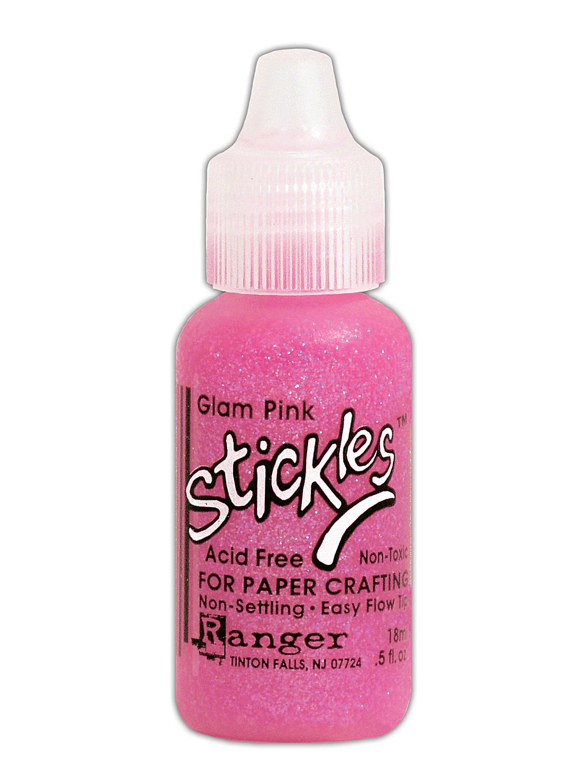 Stickles Glitter Glue glam pink 0.5 oz. bottle
