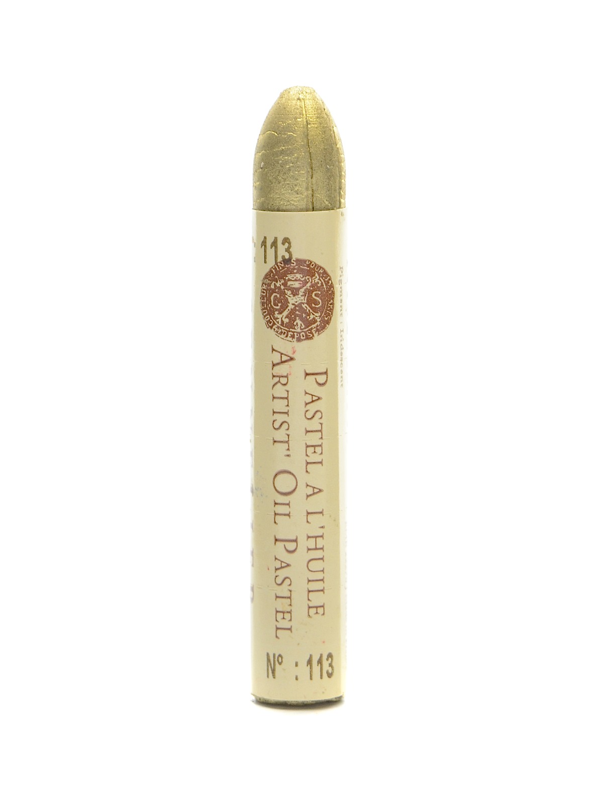 Iridescent Oil Pastels rich pale gold 113