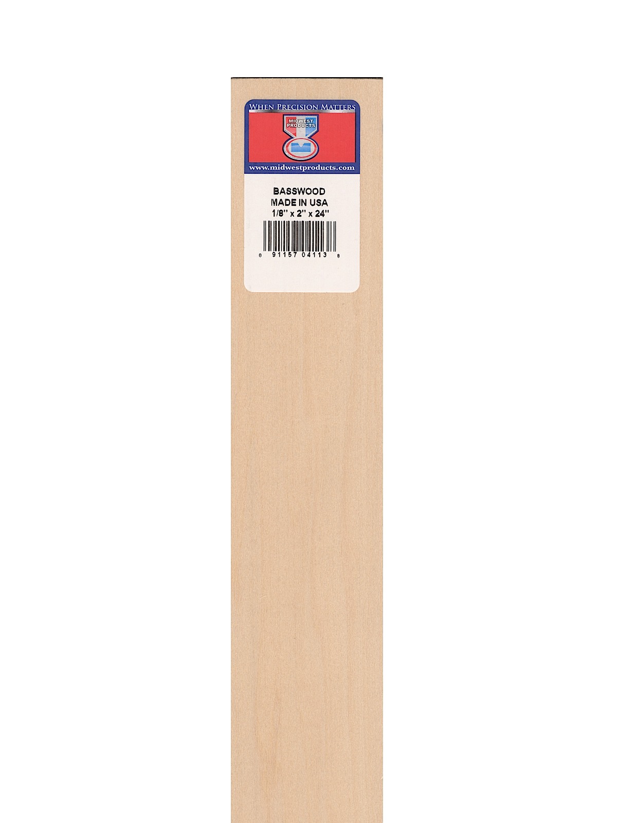 Basswood Sheets 1 8 in. 2 in. x 24 in.