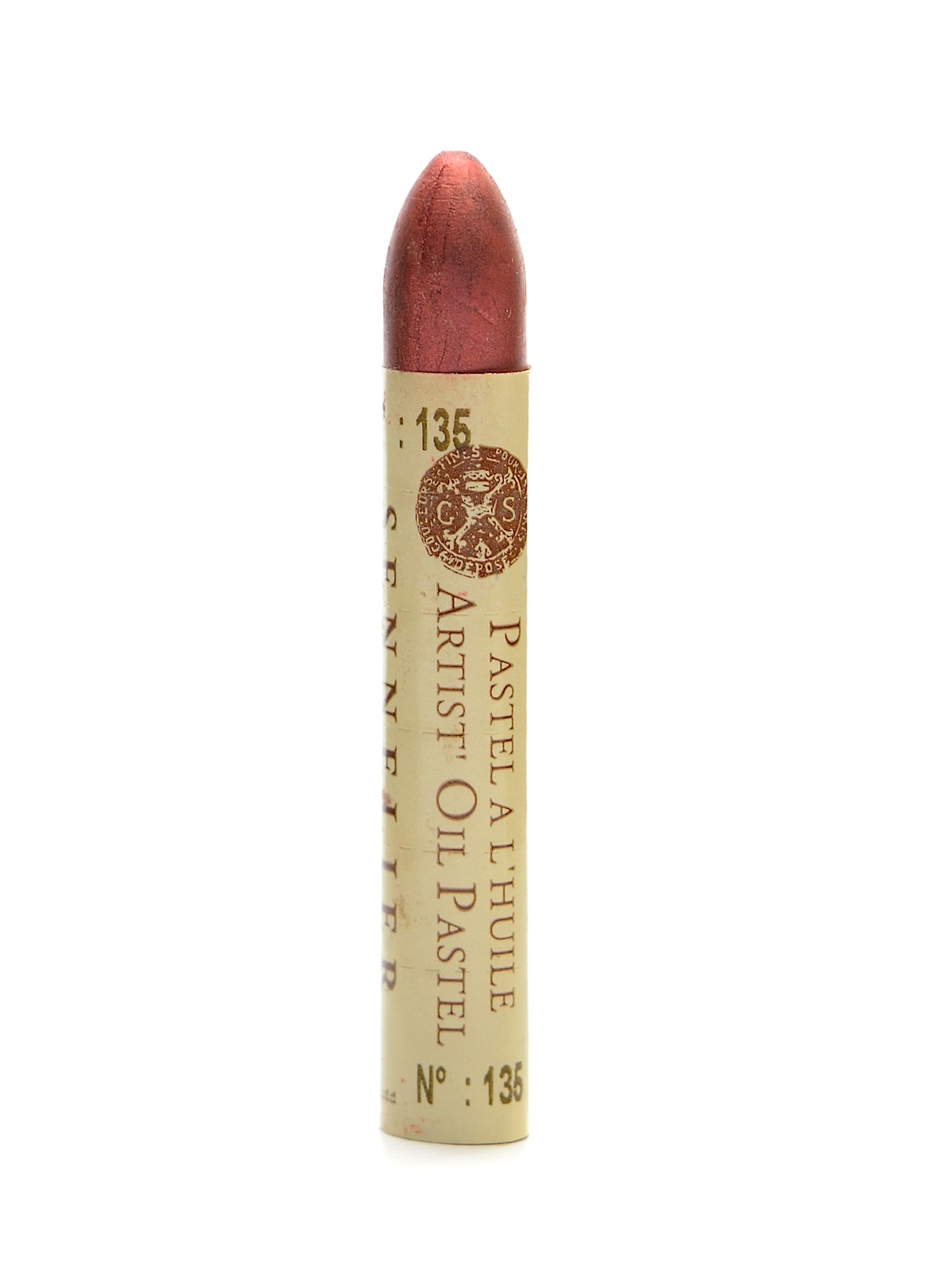 Iridescent Oil Pastels reddish brown gold 135