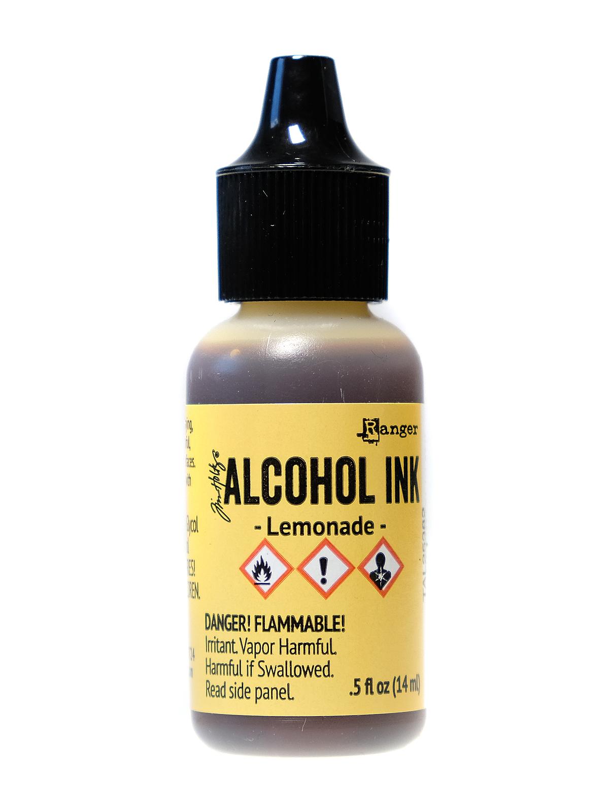 Tim Holtz Alcohol Inks lemonade 0.5 oz. bottle