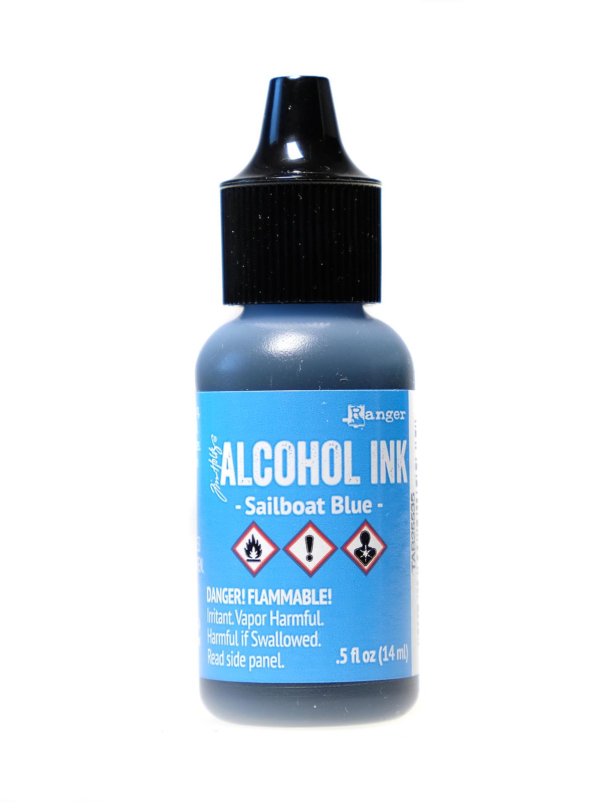 Tim Holtz Alcohol Inks sail boat blue 0.5 oz. bottle