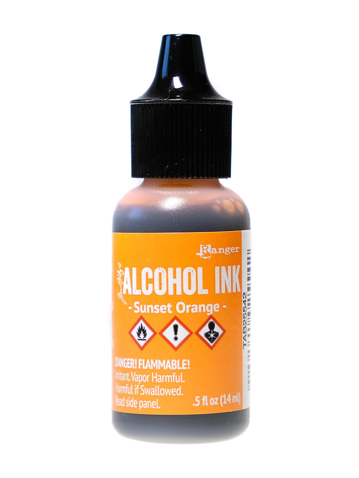 Tim Holtz Alcohol Inks sunset orange 0.5 oz. bottle