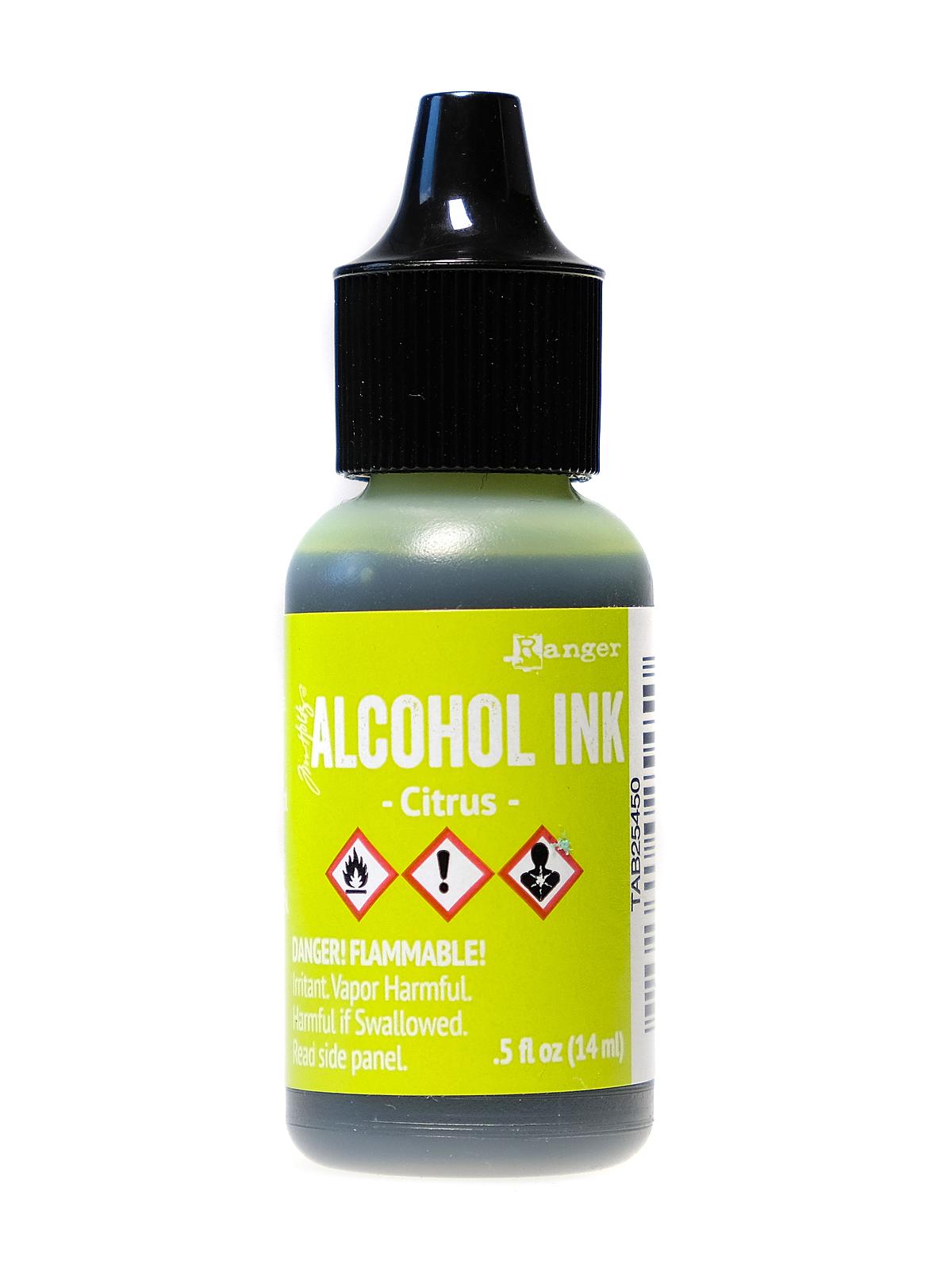 Tim Holtz Alcohol Inks citrus 0.5 oz. bottle