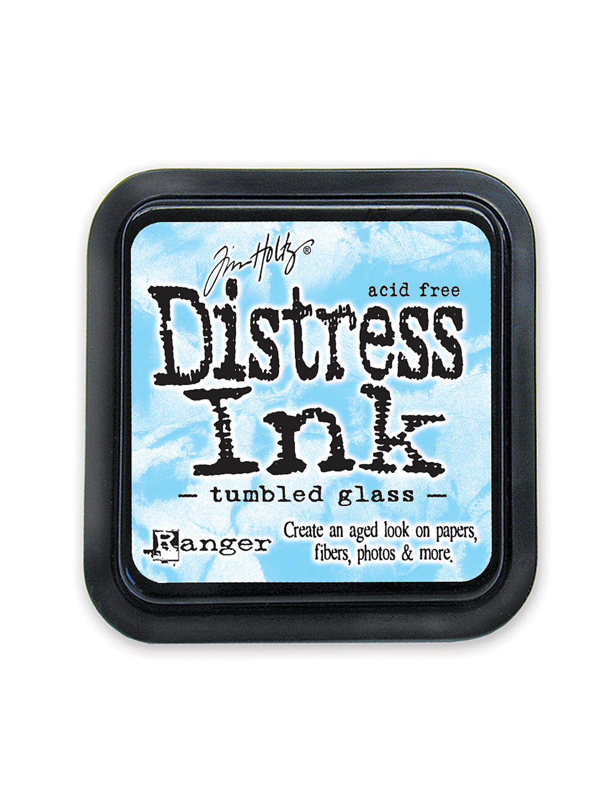 Tim Holtz Distress Ink tumbled glass pad