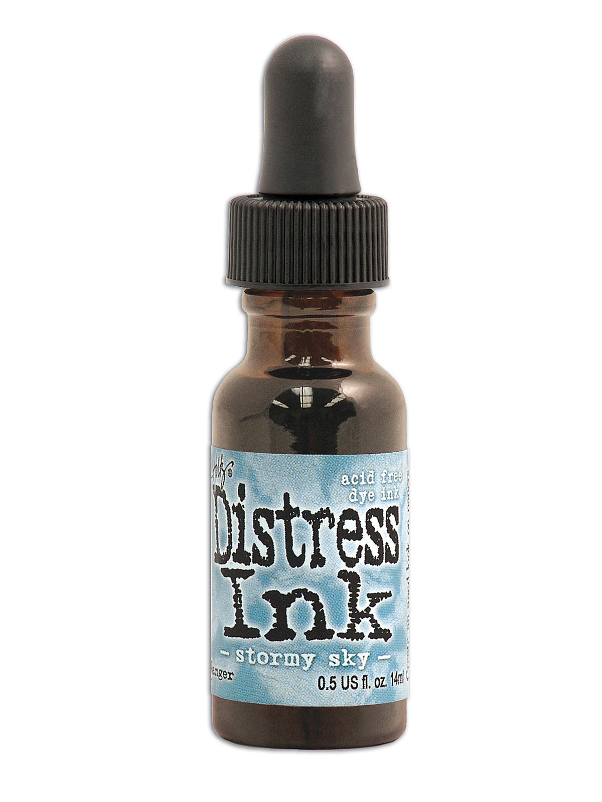 Tim Holtz Distress Ink stormy sky 0.5 oz. reinker bottle