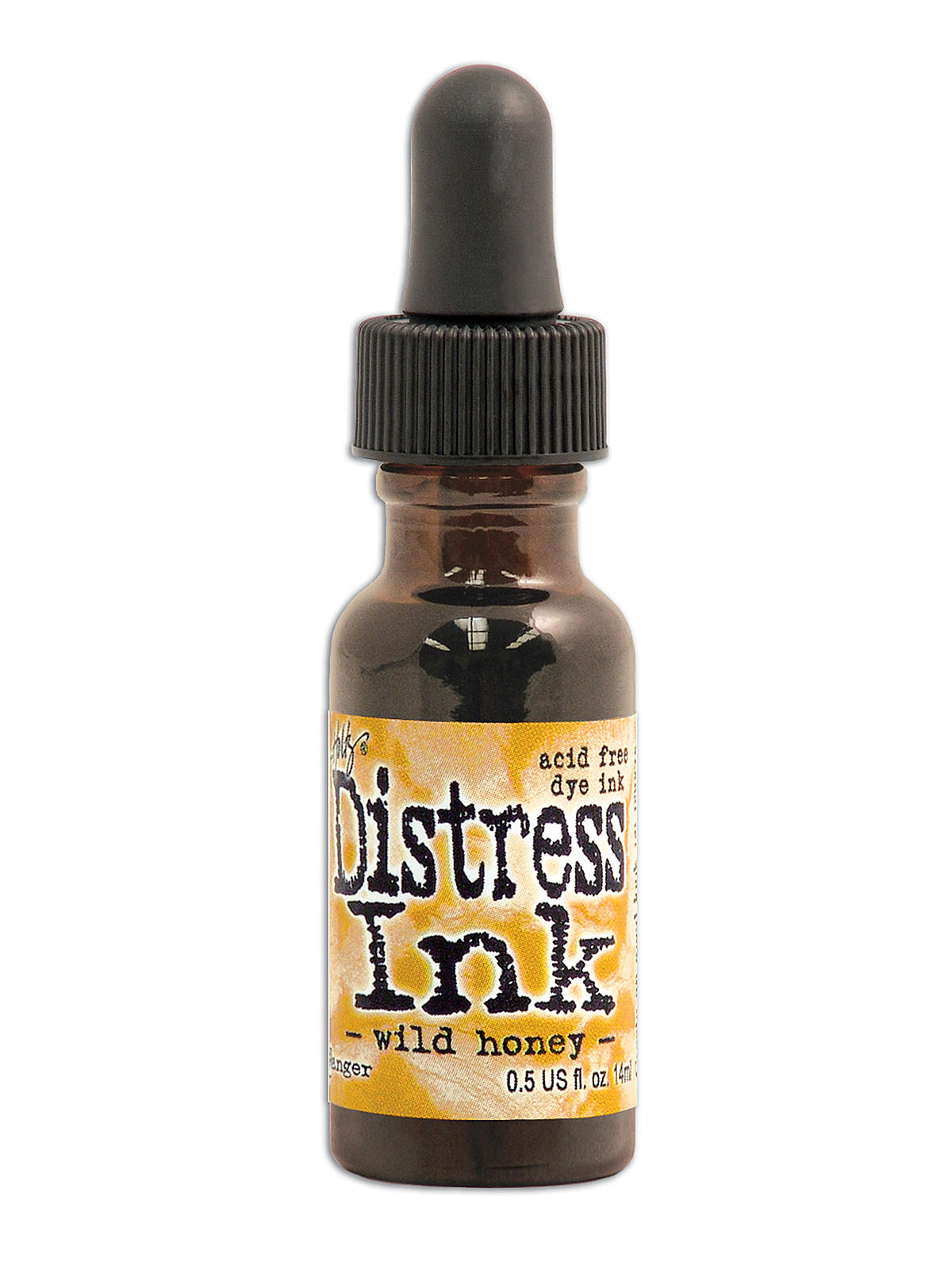 Tim Holtz Distress Ink wild honey 0.5 oz. reinker bottle