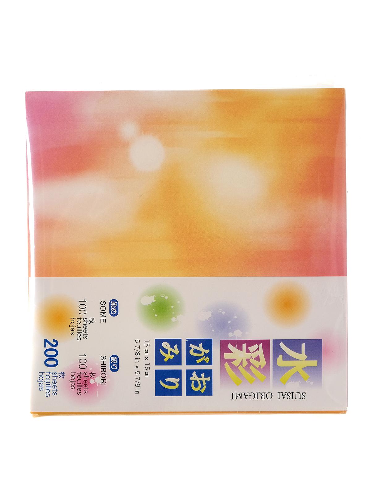 Origami Paper 5 7 8 in. x 5 7 8 in. tie dye 200 sheets