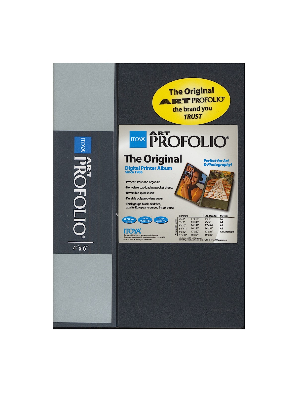Art Profolio Storage & Display Book 4 in. x 6 in. 24