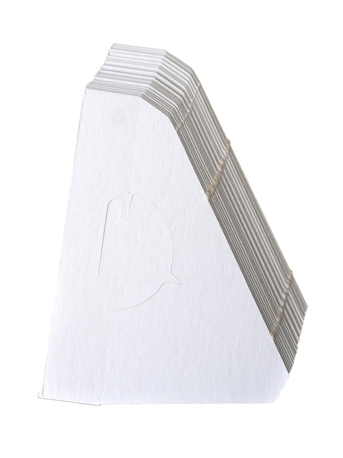 Self Stick Easel Backs white 5 in. pack of 25