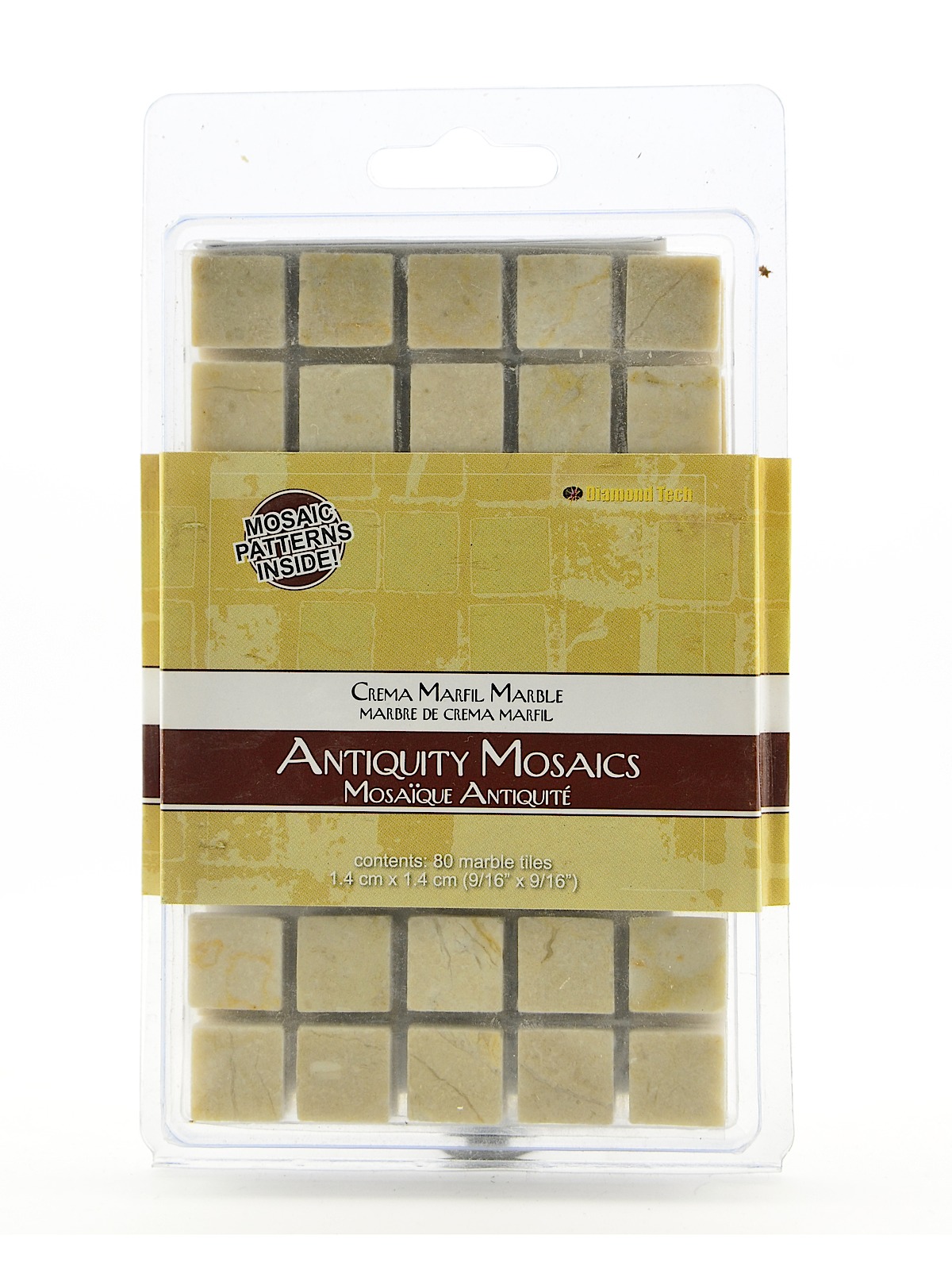 Antiquity Mosaic Tiles Crema Marfil Marble Pack Of 80
