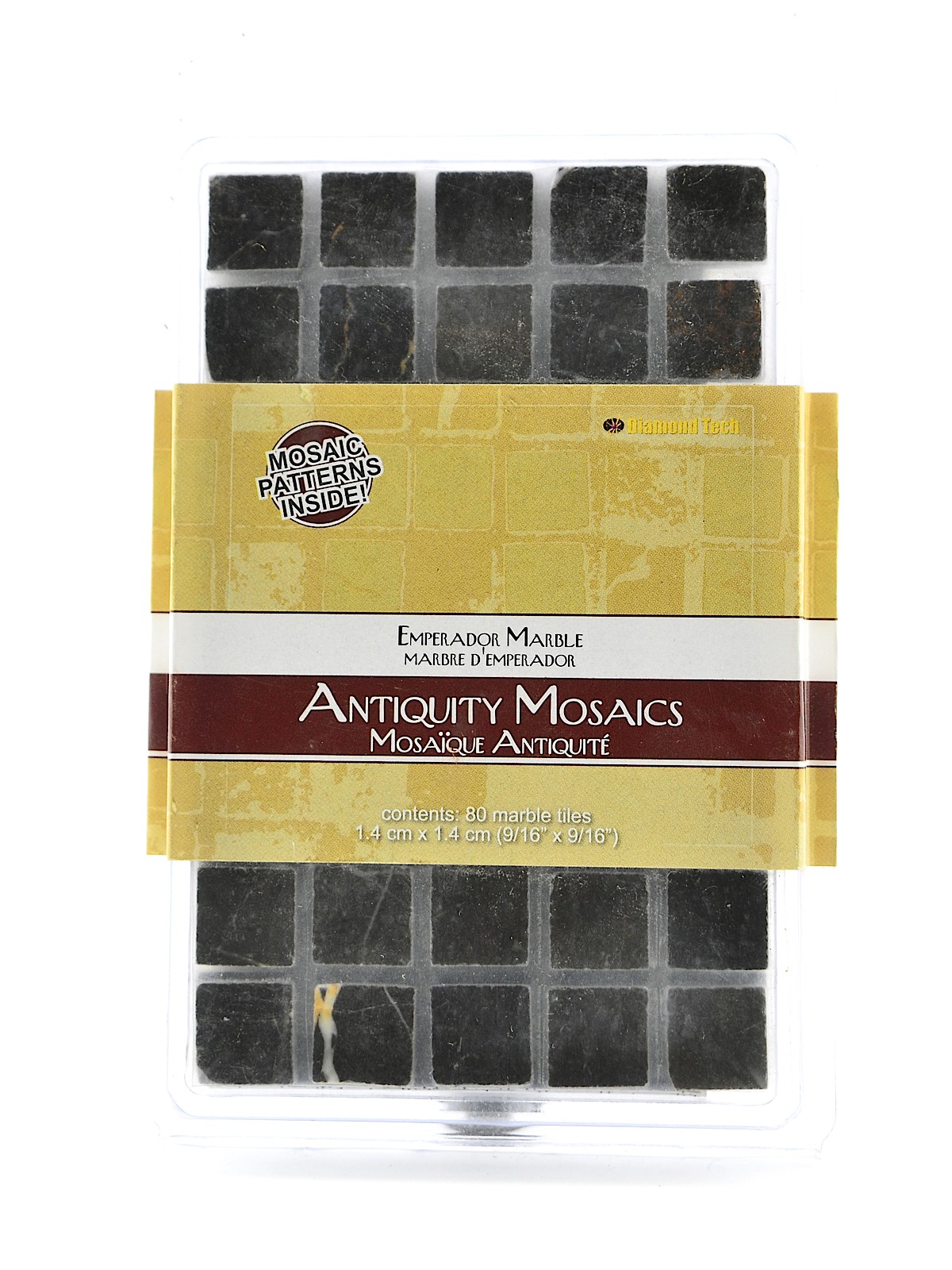 Antiquity Mosaic Tiles Dark Emperador Marble Pack Of 80