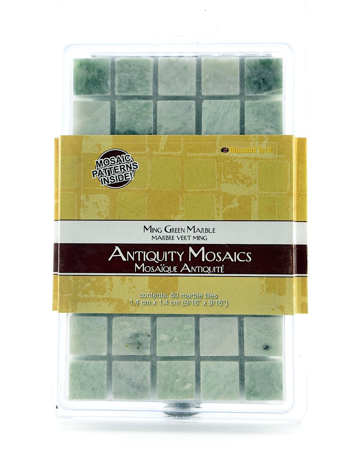 Antiquity Mosaic Tiles Ming Green Marble Pack Of 80