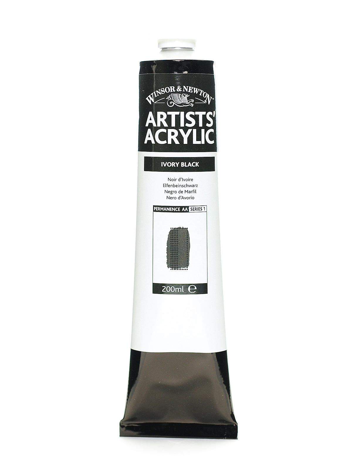 Professional Acrylic Colours ivory black 200 ml 331