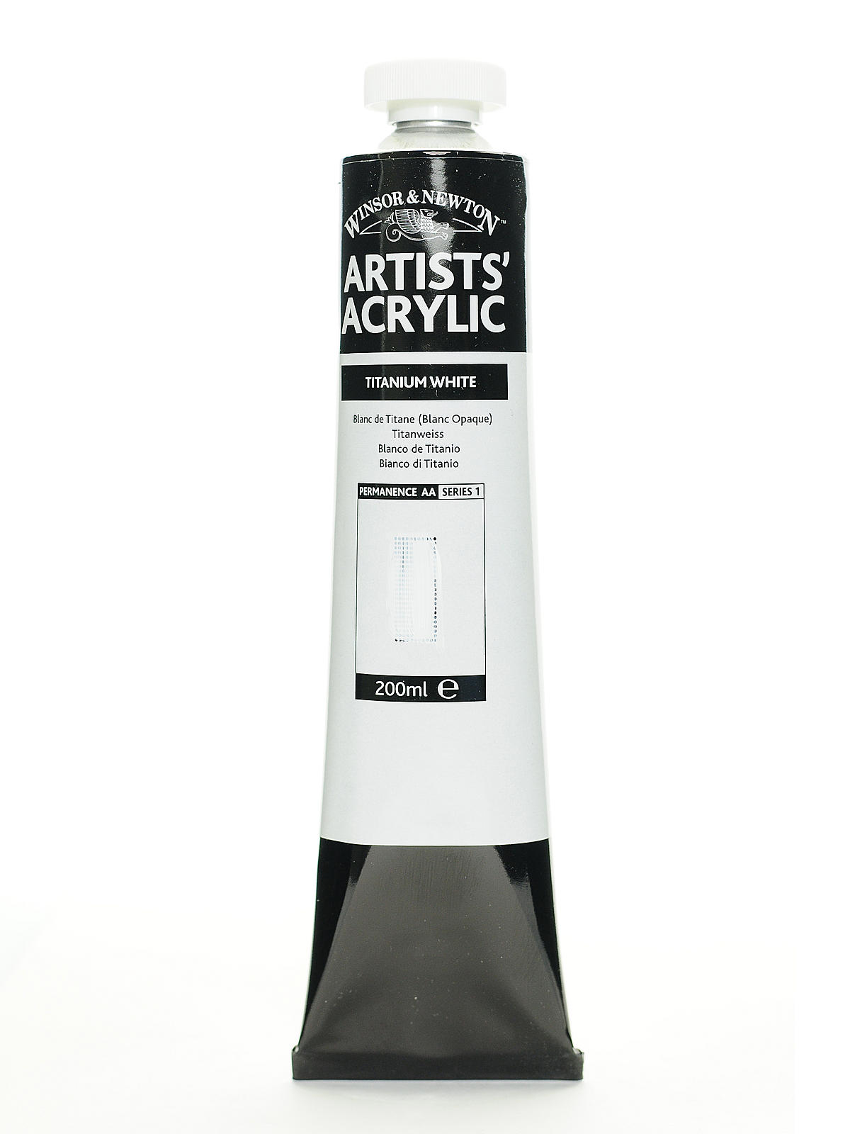 Professional Acrylic Colours titanium white 200 ml 644