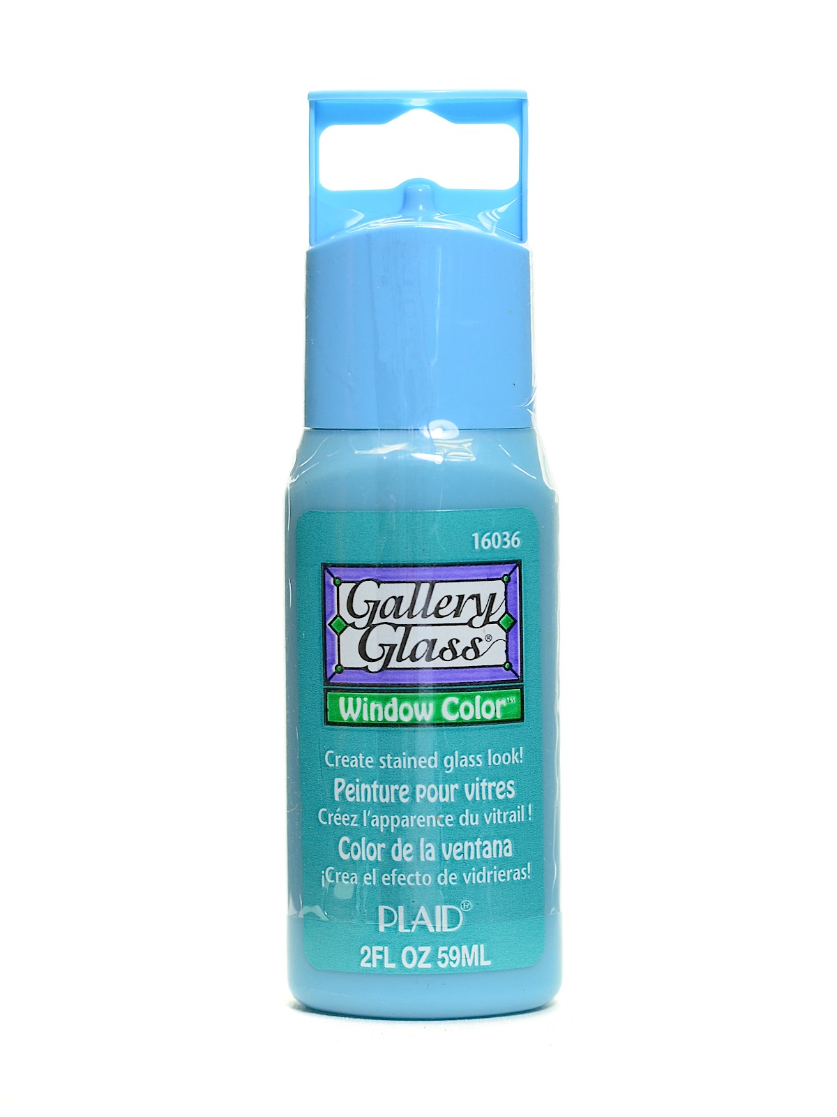 Gallery Glass Window Color turquoise 2 oz.