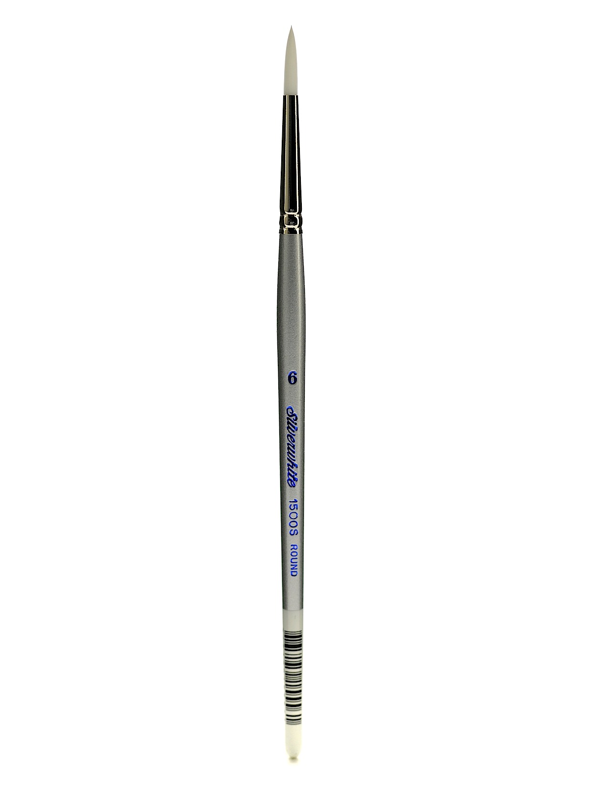 Silverwhite Series Synthetic Brushes Short Handle 6 round