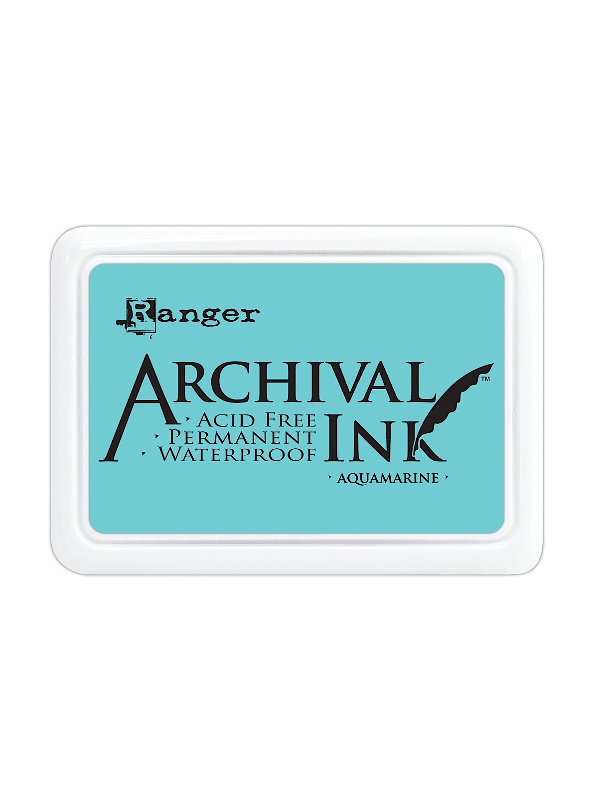 Archival Ink aquamarine 2 1 2 in. x 3 3 4 in. pad