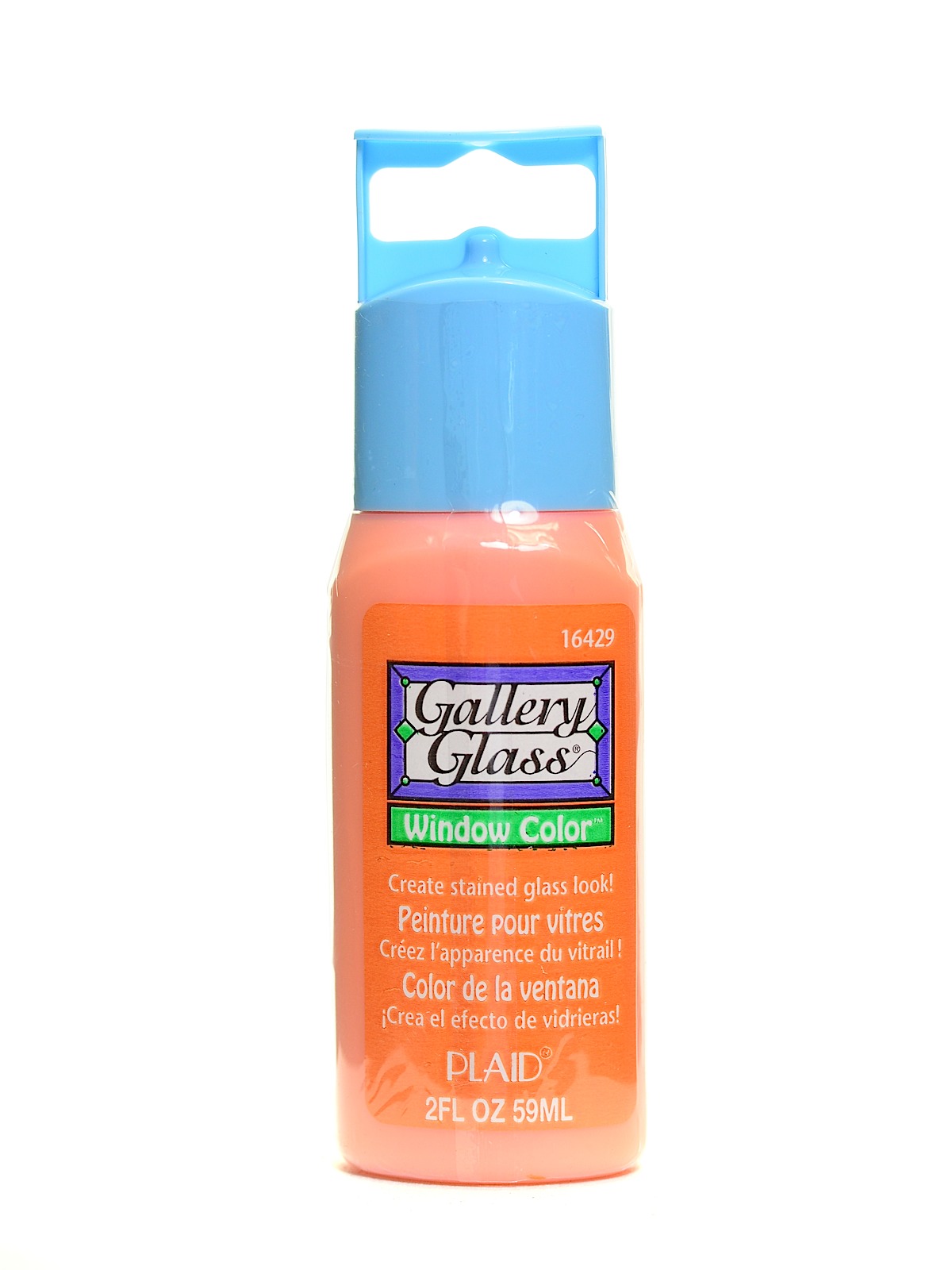 Gallery Glass Window Color pumpkin orange 2 oz.