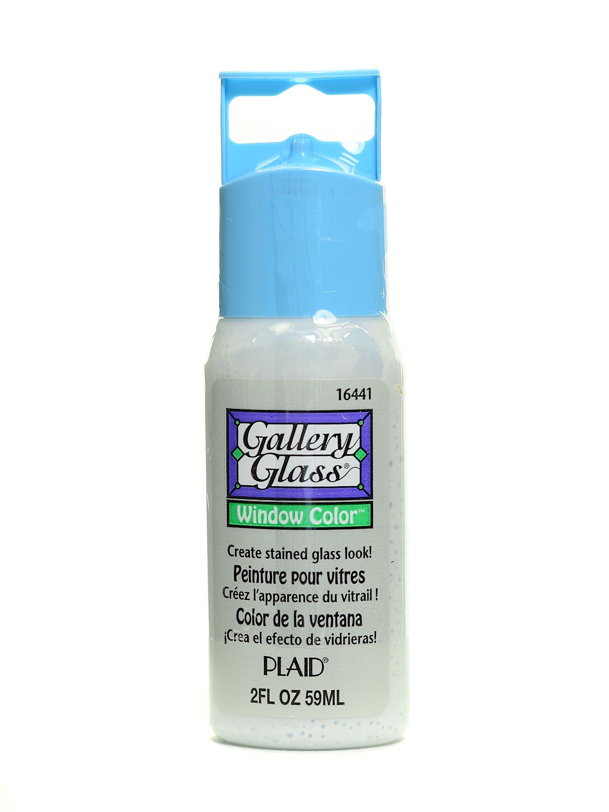 Gallery Glass Window Color glitter silver 2 oz.