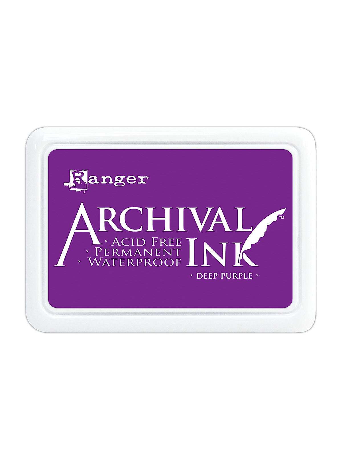 Archival Ink deep purple 2 1 2 in. x 3 3 4 in. pad