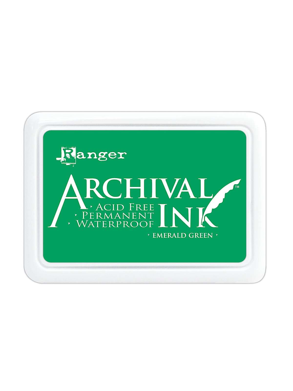 Archival Ink Emerald Green 2 1 2 In. X 3 3 4 In. Pad