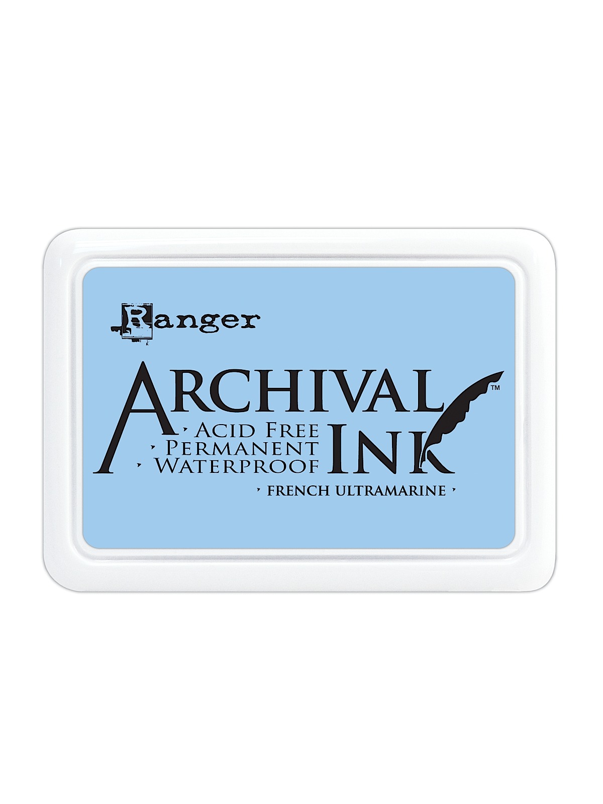 Archival Ink French ultramarine 2 1 2 in. x 3 3 4 in. pad