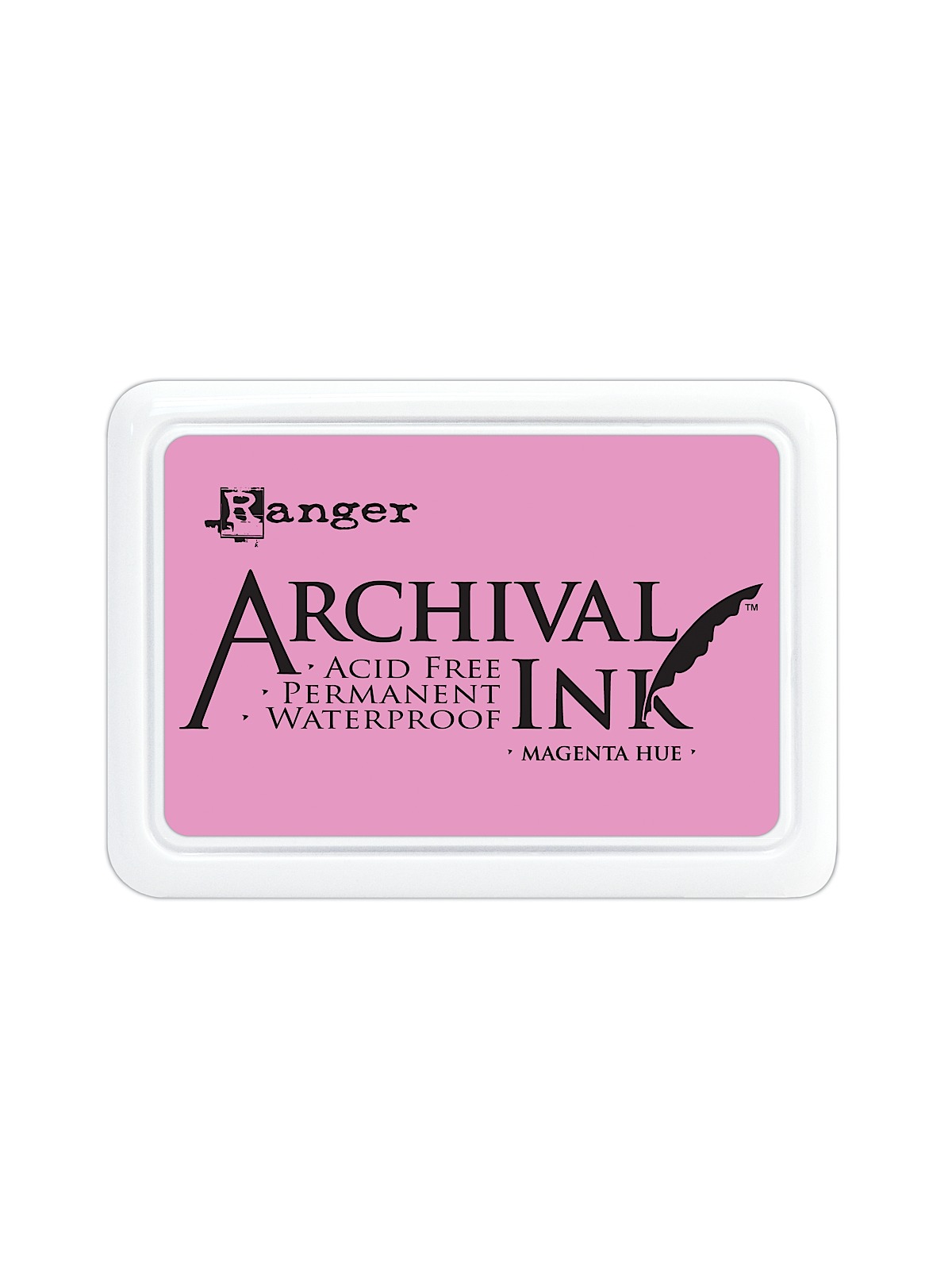 Archival Ink magenta hue 2 1 2 in. x 3 3 4 in. pad