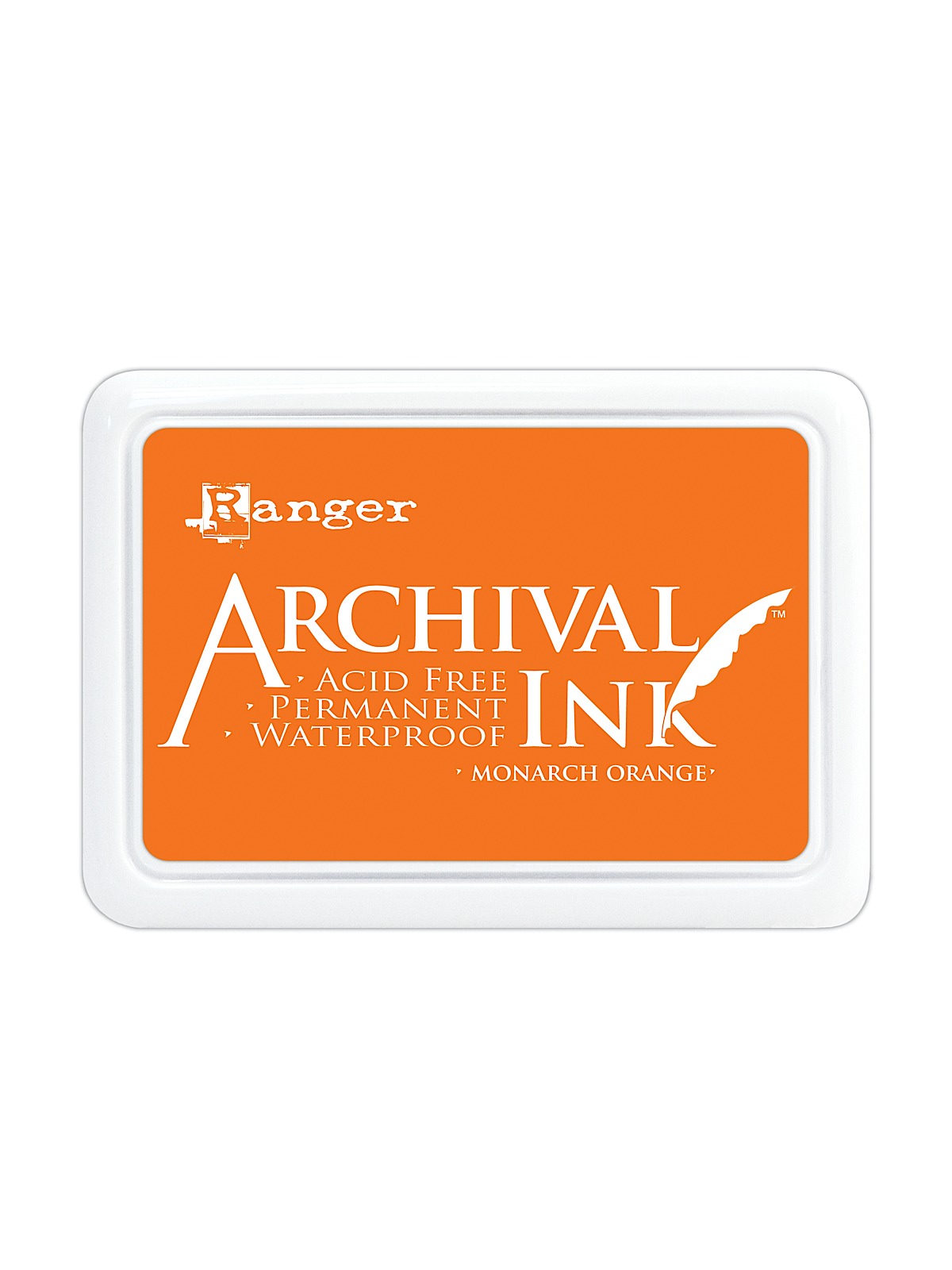 Archival Ink monarch orange 2 1 2 in. x 3 3 4 in. pad